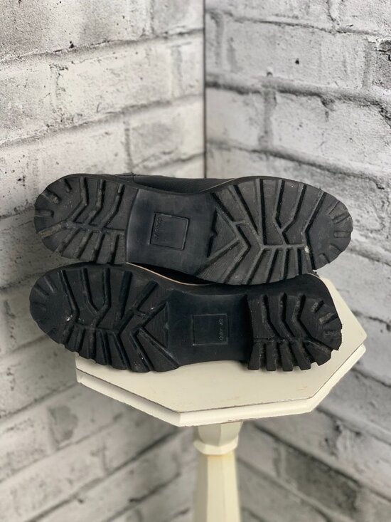 Dolce Vita Chelsea Boot 8.5 Black Leather Huey H20 Waterproof Chunky Heeled Sole - Picture 8 of 9